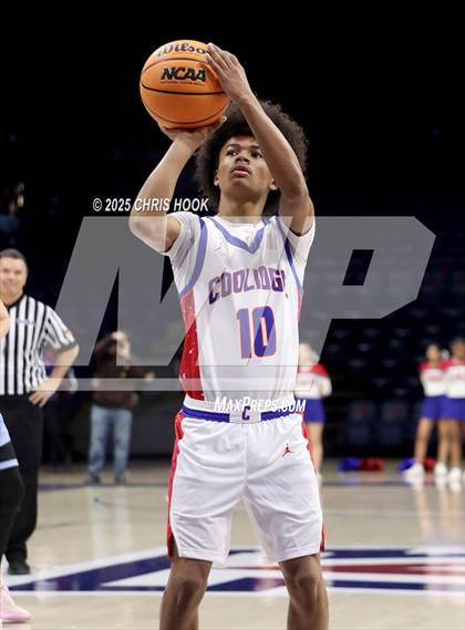 Thumbnail 3 in The Gregory School vs Coolidge (McKale Center) photogallery.