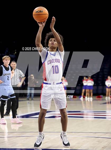 Thumbnail 1 in The Gregory School vs Coolidge (McKale Center) photogallery.