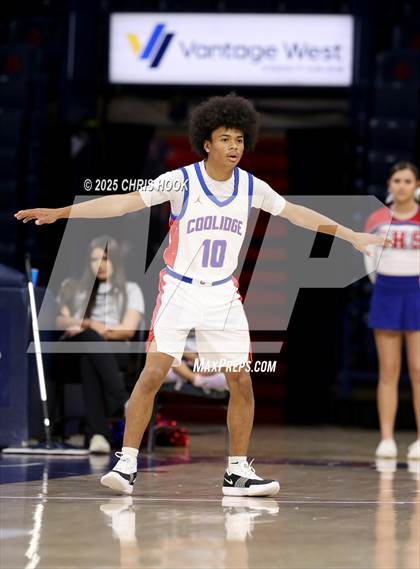 Thumbnail 2 in The Gregory School vs Coolidge (McKale Center) photogallery.