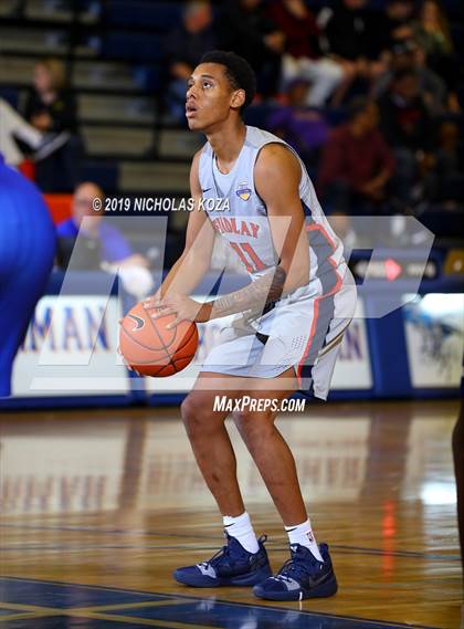 Thumbnail 1 in Hillcrest Prep vs. Findlay Prep (Tarkanian Classic) photogallery.