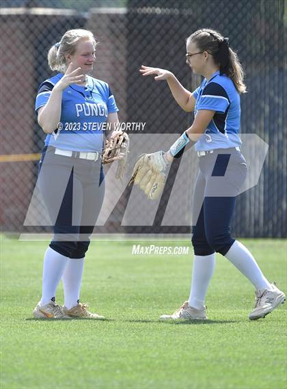 Thumbnail 2 in Pungo Christian Academy vs. Halifax Academy (NCISAA 1A Final Game 2) photogallery.
