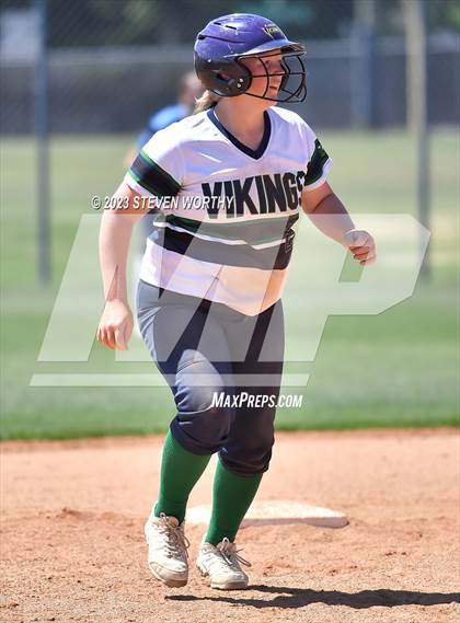 Thumbnail 3 in Pungo Christian Academy vs. Halifax Academy (NCISAA 1A Final Game 2) photogallery.