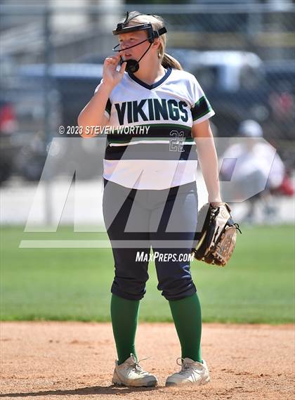 Thumbnail 2 in Pungo Christian Academy vs. Halifax Academy (NCISAA 1A Final Game 2) photogallery.