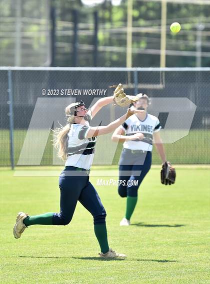 Thumbnail 3 in Pungo Christian Academy vs. Halifax Academy (NCISAA 1A Final Game 2) photogallery.