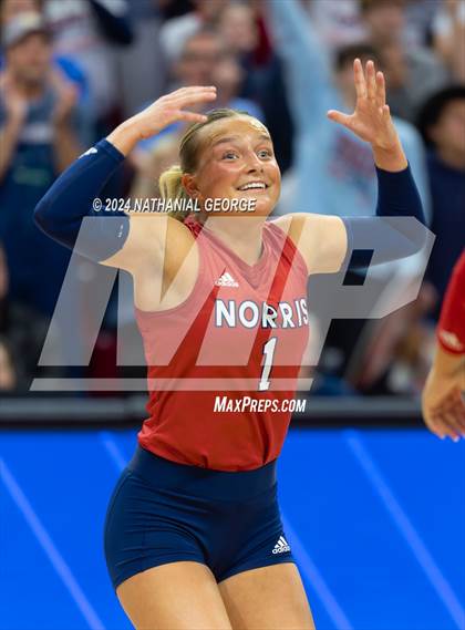 Thumbnail 2 in Norris vs. Skutt Catholic (NSAA Class B Final) photogallery.