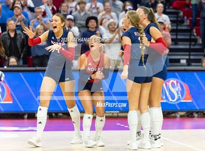 Thumbnail 2 in Norris vs. Skutt Catholic (NSAA Class B Final) photogallery.