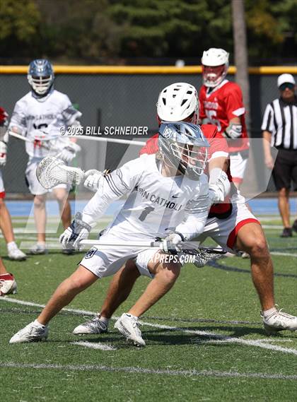Thumbnail 3 in Redwood @ Marin Catholic MCAL Championship photogallery.