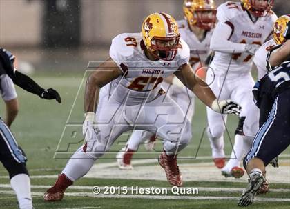 Thumbnail 3 in Bellarmine College Prep vs. Mission Viejo (CIF State Division 1-AA Final) photogallery.