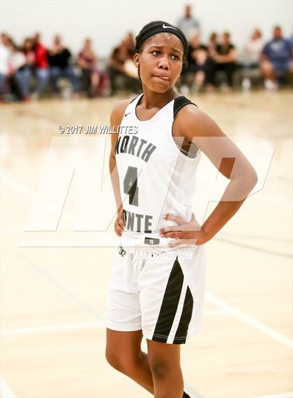 Thumbnail 3 in North Pointe Prep vs. Goldwater (Lady Titan Winter Hoops Classic) photogallery.