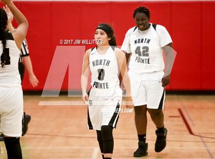 Thumbnail 1 in North Pointe Prep vs. Goldwater (Lady Titan Winter Hoops Classic) photogallery.