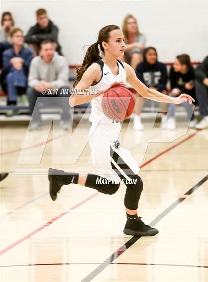 Thumbnail 3 in North Pointe Prep vs. Goldwater (Lady Titan Winter Hoops Classic) photogallery.