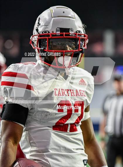 Thumbnail 3 in Glen Rose vs. Carthage (UIL 4A DII State Semifinal) photogallery.