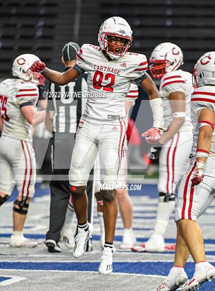 Thumbnail 3 in Glen Rose vs. Carthage (UIL 4A DII State Semifinal) photogallery.