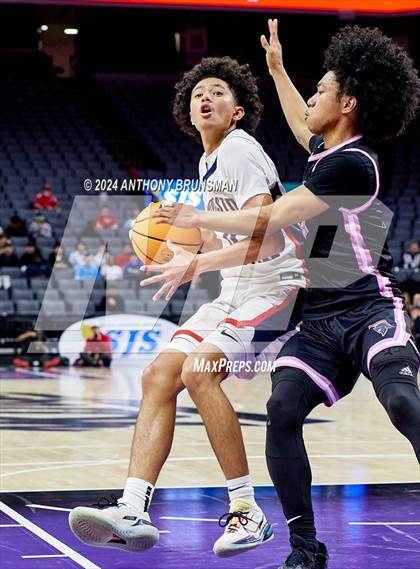 Thumbnail 1 in Lincoln vs. Modesto Christian (CIF SJS D1 Final) photogallery.