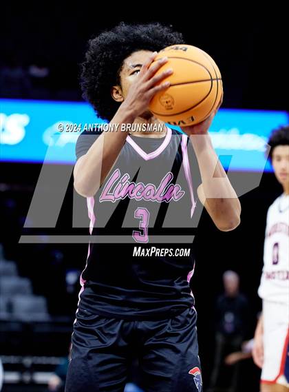 Thumbnail 2 in Lincoln vs. Modesto Christian (CIF SJS D1 Final) photogallery.