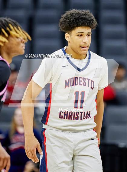 Thumbnail 1 in Lincoln vs. Modesto Christian (CIF SJS D1 Final) photogallery.