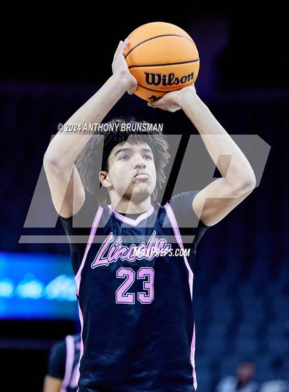 Thumbnail 3 in Lincoln vs. Modesto Christian (CIF SJS D1 Final) photogallery.
