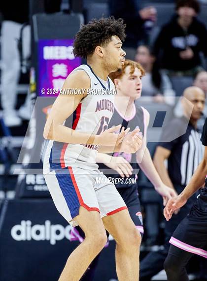 Thumbnail 3 in Lincoln vs. Modesto Christian (CIF SJS D1 Final) photogallery.