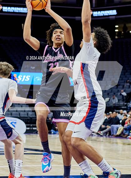 Thumbnail 3 in Lincoln vs. Modesto Christian (CIF SJS D1 Final) photogallery.