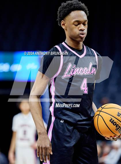 Thumbnail 2 in Lincoln vs. Modesto Christian (CIF SJS D1 Final) photogallery.