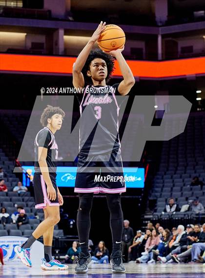 Thumbnail 3 in Lincoln vs. Modesto Christian (CIF SJS D1 Final) photogallery.