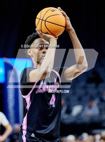 Thumbnail 1 in Lincoln vs. Modesto Christian (CIF SJS D1 Final) photogallery.