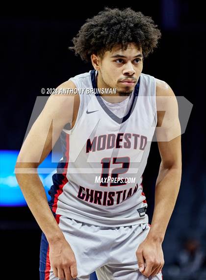 Thumbnail 2 in Lincoln vs. Modesto Christian (CIF SJS D1 Final) photogallery.