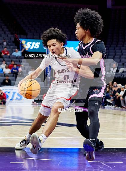 Thumbnail 2 in Lincoln vs. Modesto Christian (CIF SJS D1 Final) photogallery.