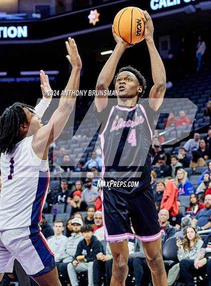 Thumbnail 1 in Lincoln vs. Modesto Christian (CIF SJS D1 Final) photogallery.