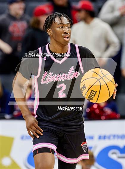 Thumbnail 2 in Lincoln vs. Modesto Christian (CIF SJS D1 Final) photogallery.