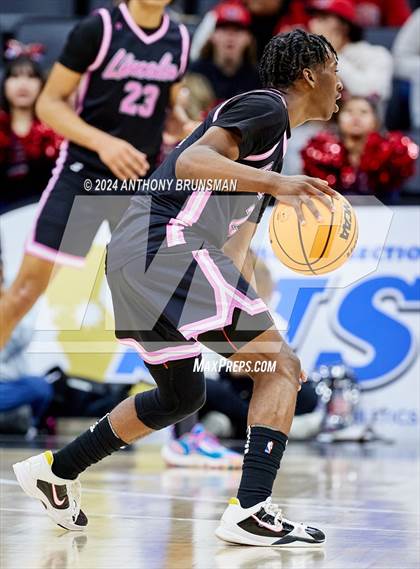 Thumbnail 3 in Lincoln vs. Modesto Christian (CIF SJS D1 Final) photogallery.
