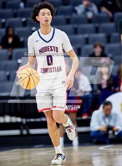 Thumbnail 3 in Lincoln vs. Modesto Christian (CIF SJS D1 Final) photogallery.