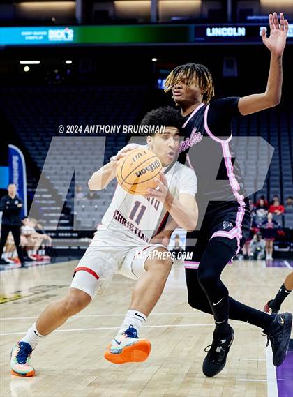 Thumbnail 3 in Lincoln vs. Modesto Christian (CIF SJS D1 Final) photogallery.