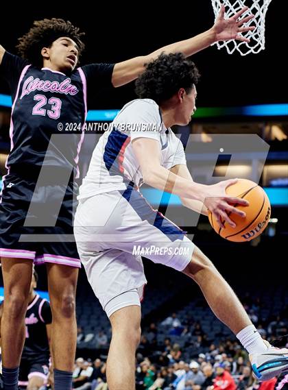 Thumbnail 3 in Lincoln vs. Modesto Christian (CIF SJS D1 Final) photogallery.