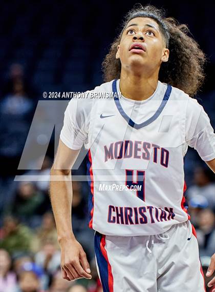 Thumbnail 1 in Lincoln vs. Modesto Christian (CIF SJS D1 Final) photogallery.