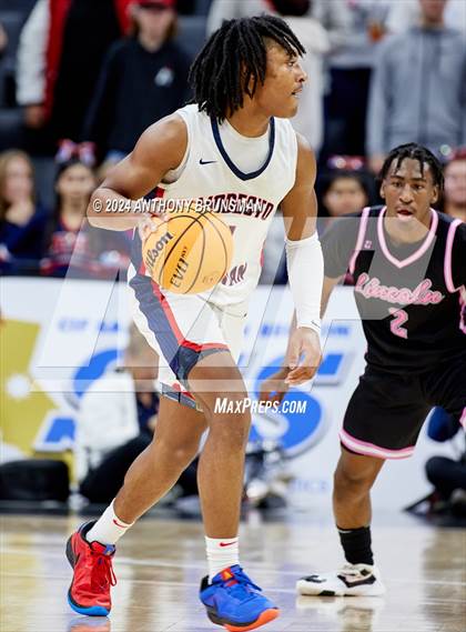 Thumbnail 1 in Lincoln vs. Modesto Christian (CIF SJS D1 Final) photogallery.