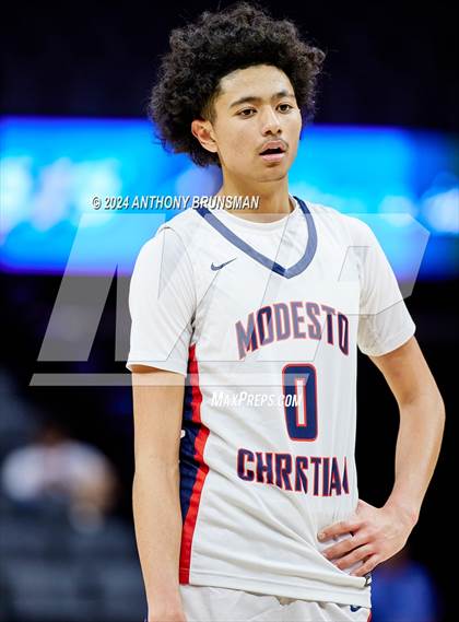 Thumbnail 3 in Lincoln vs. Modesto Christian (CIF SJS D1 Final) photogallery.