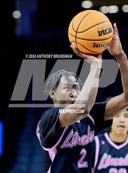 Thumbnail 2 in Lincoln vs. Modesto Christian (CIF SJS D1 Final) photogallery.