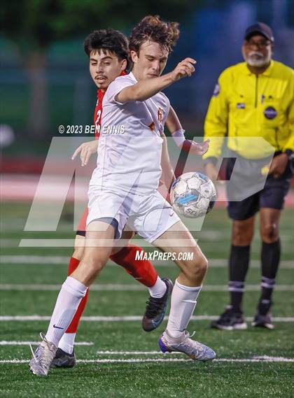 Thumbnail 2 in Holy Innocents Episcopal vs Woodland (GHSA 4A First Round) photogallery.