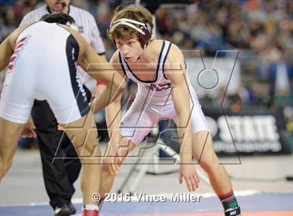 Thumbnail 1 in WIAA 3A 126 LB Championship  photogallery.