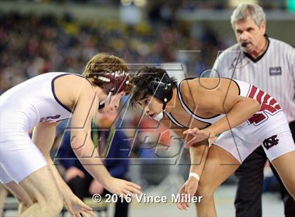 Thumbnail 3 in WIAA 3A 126 LB Championship  photogallery.