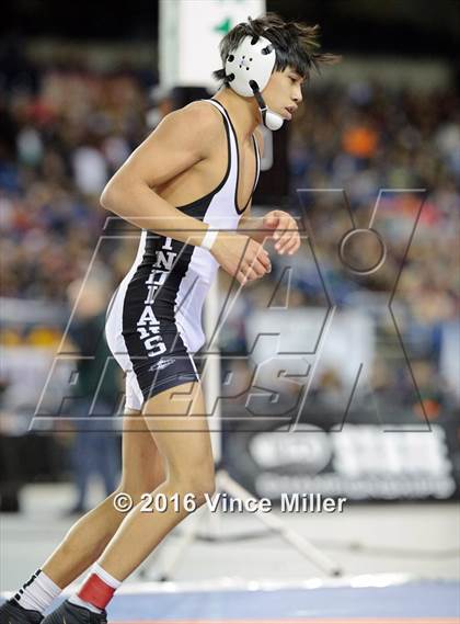 Thumbnail 2 in WIAA 3A 126 LB Championship  photogallery.