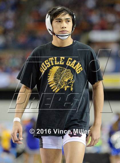 Thumbnail 1 in WIAA 3A 126 LB Championship  photogallery.