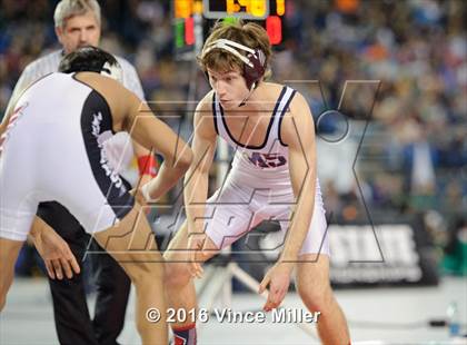 Thumbnail 3 in WIAA 3A 126 LB Championship  photogallery.