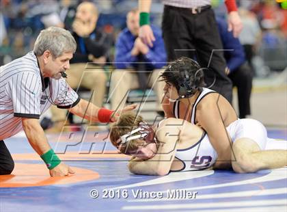 Thumbnail 3 in WIAA 3A 126 LB Championship  photogallery.