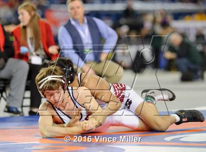 Thumbnail 2 in WIAA 3A 126 LB Championship  photogallery.