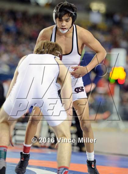Thumbnail 1 in WIAA 3A 126 LB Championship  photogallery.