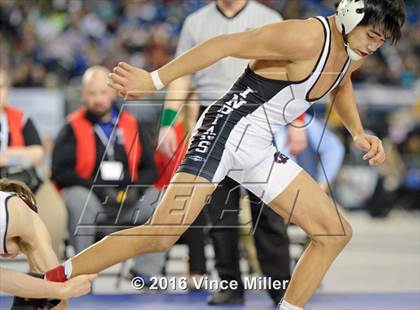Thumbnail 2 in WIAA 3A 126 LB Championship  photogallery.