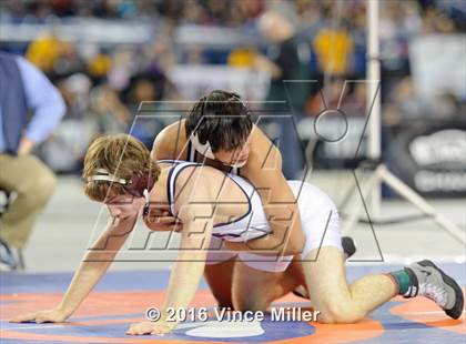 Thumbnail 3 in WIAA 3A 126 LB Championship  photogallery.