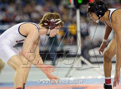Thumbnail 1 in WIAA 3A 126 LB Championship  photogallery.
